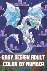 Easy Design Adult Color By Number
