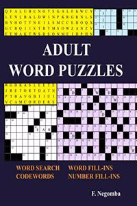 Adult Word Puzzles