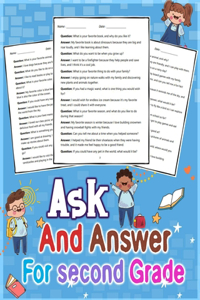 ask and answer questions for second grade
