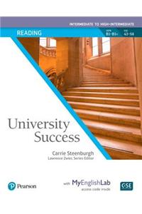 University Success Reading Intermediate to High-Intermediate, Student Book with Myenglishlab