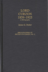 Lord Curzon, 1859-1925