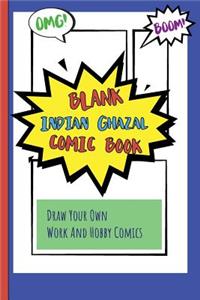 Blank Indian Ghazal Comic Book