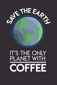 Save The Earth It's The Only Planet With Coffee