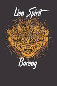 Lion Spirit Notebook Journal