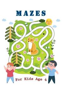 Mazes for Kids Age 4