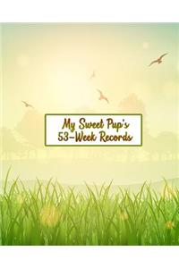 My Sweet Pup's 53-Week Records