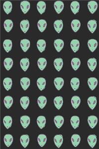 Funny Alien Notebook