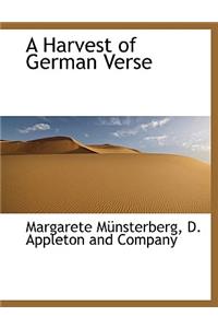 A Harvest of German Verse