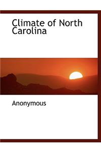 Climate of North Carolina