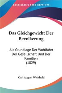 Gleichgewicht Der Bevolkerung