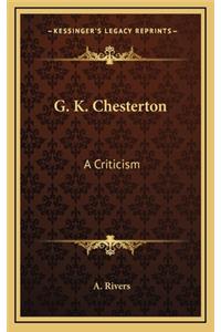 G. K. Chesterton