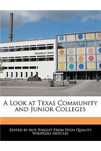 A Look at Texas Community and Junior Colleges