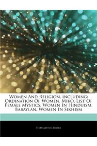 Articles on Women and Religion, Including