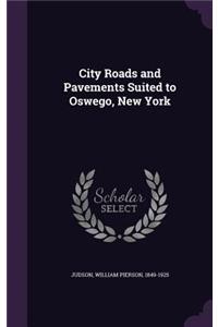 City Roads and Pavements Suited to Oswego, New York