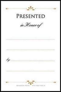 Presented in Honor of Bookplates (Pkg of 48)