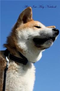 Akita Inu May Notebook Akita Inu Record, Log, Diary, Special Memories, To Do List, Academic Notepad, Scrapbook & More
