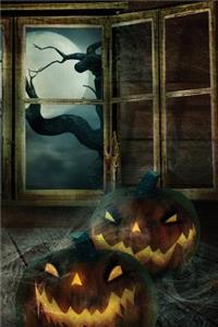 Jack-O-Lantern Cobweb Cabin Notebook