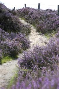 A Path Leading Up Through the Purple Heather Journal