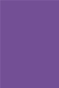 Journal Dark Lavender Color Simple Plain Lavender