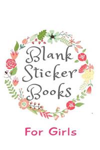 Blank Sticker Books For Girls
