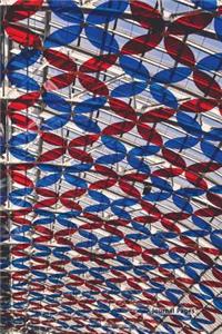 Journal Pages - Blue Red Wings (Decorative Notebook)