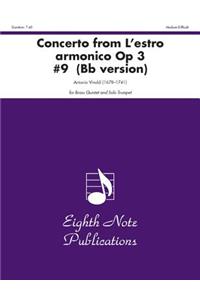 Concerto (from l'Estro Armonico, Op 3 #9) (B-Flat Version)