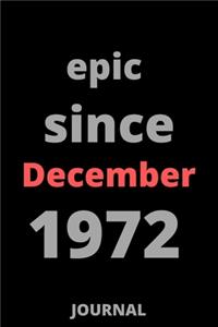 epic since December 1972 gift journal