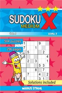 Sudoku X - medium, vol. 1
