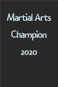 Martial Arts Champion 2020