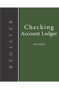 Checking account ledger - Large version