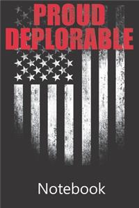 Proud Deplorable America Flag
