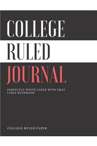 Colege Ruled Journal
