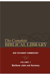 Complete Biblical Library (Vol. 1 New Testament Commentary, Matthew - John and Harmony)