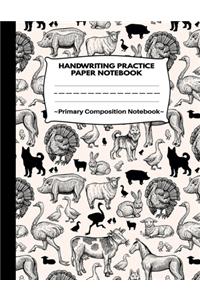 Handwriting Practice Paper Notebook Primary Composition Notebook