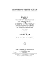 Reauthorization of the Second Chance Act