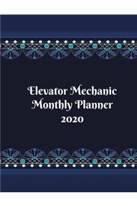 Elevator Mechanic Monthly Planner