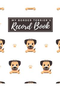 My Border Terrier's Record Book