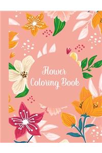 Flower Coloring Book