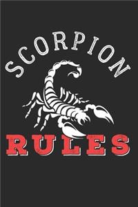 Skorpion Notizbuch