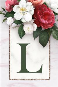 Monogram Letter L Journal