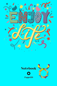 Dot Grid Notebook Taurus Sign Cover Color Aqua 160 pages 6x9-Inches