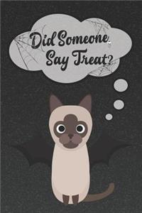 Siamese Cat Lined Notebook