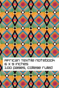 African Textile Notebook