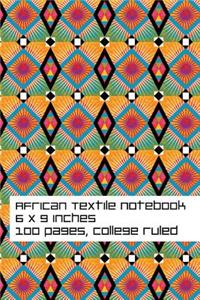 African Textile Notebook