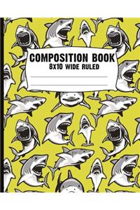 Composition book - 8x10 wide ruled