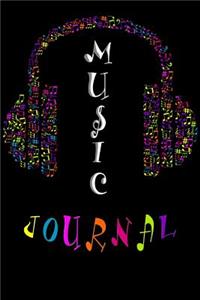 Music Journal: Manuscript Paper for Notes, Lyrics and Music. Lyric Diary and Manuscript Paper for Songwriters and Musicians.for Inspiration and Composition, Music Lovers, Students, Songwriting.