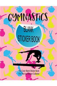 Gymnastics Blank Sticker Book