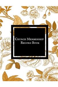 Church Membership Record Book