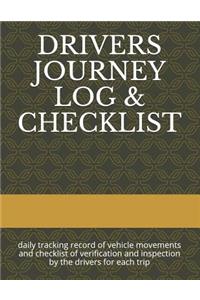 Drivers Journey Log & Checklist