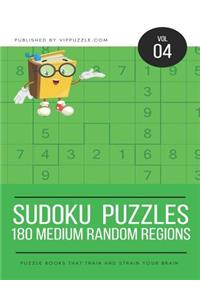 Sudoku Puzzles - 180 Medium Random Regions